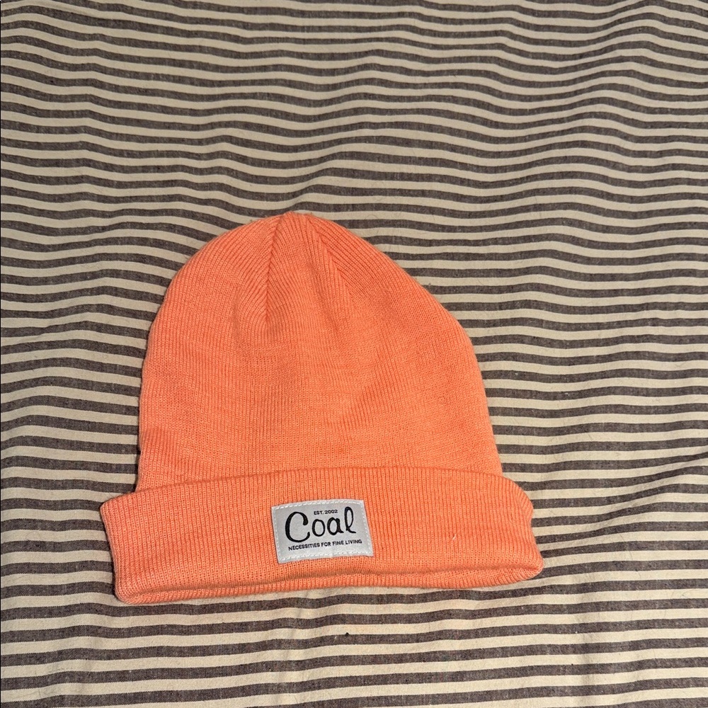 Women’s coral beanie